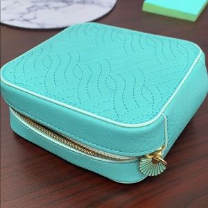 Anthropologie Travel Jewelry Case (Turquiose)